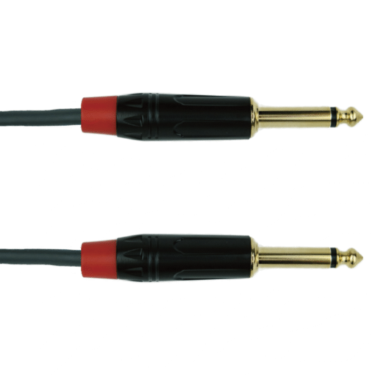 6.35mm TS to 6.35mm TS Cable