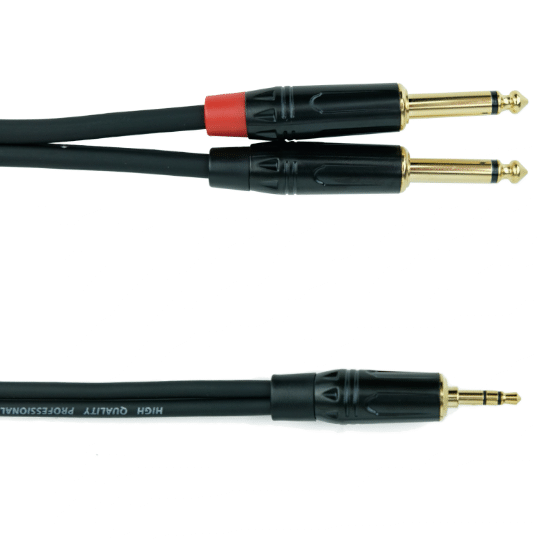 6.35mm TS to RCA Cable