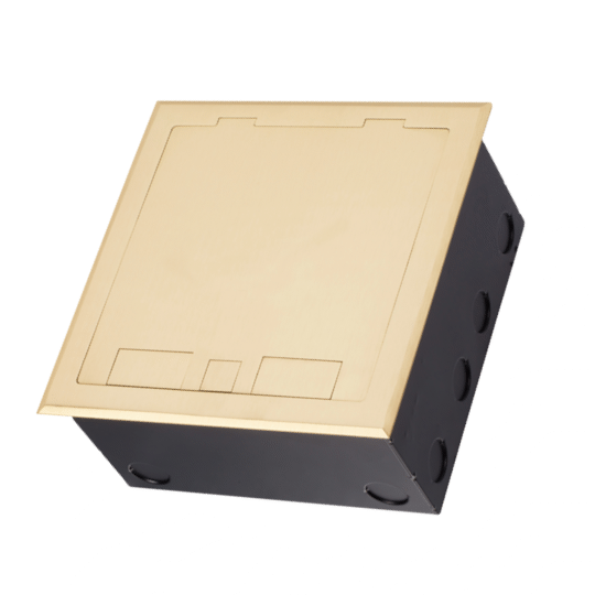 4 slots floor box